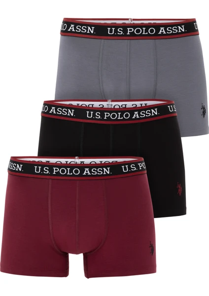 U.S. Polo Assn. Erkek Bordo İç Giyim Alt 50301656-VR014