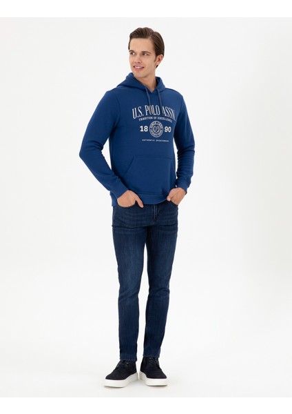 Erkek İndigo Sweatshirt 50293446-VR028