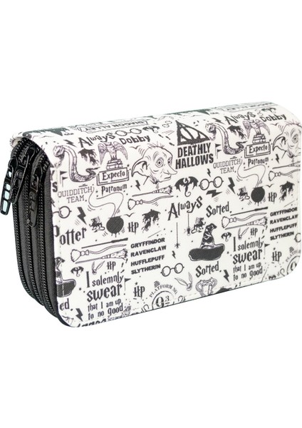 Kalem Kutusu Harry Pottery Temalı Orginazer Üç Bölmeli Vegan Deri (Kalemlik) fiyatları