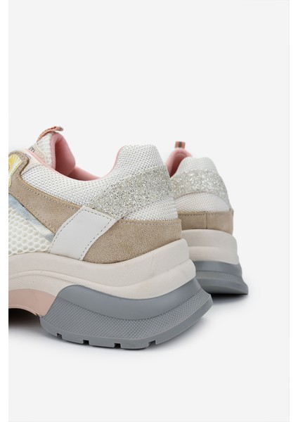 Kadın Bej Sneakers & Spor Ayakkabı 936 30170 Bn Ayk SK24-25 Bej/yesıl fırsatları