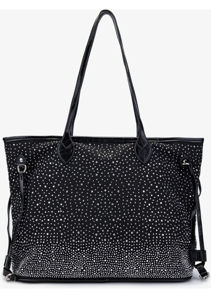 Kadın Vegan Siyah Omuz Çanta 921 26912 Bn Canta SK24-25 Black