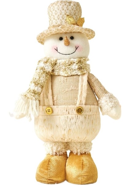 Noel Baba Kardan Adam Kısa Bacaklı Bebek Iskandinav Tarzı Noel Ev Dekorasyonu Hediye (Yurt Dışından)