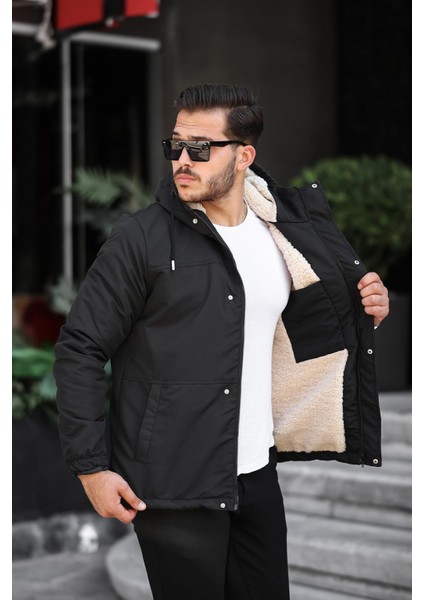 Outdoor Içi Kürklü Soğuk ve Rüzgar Geçirmez Kışlık Erkek Mont modelleri