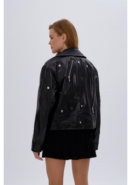 Kadın Hakiki Deri Siyah Mont 616 Z-3945 Bn Derımont SK24/25 Sıyah fırsatları