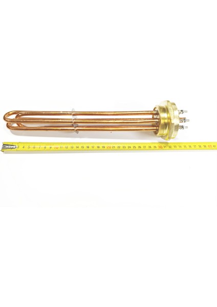 Bakır Kafa 2" (2inç) Trifaze Isıtıcı Rezistans 30CM 3kw modelleri