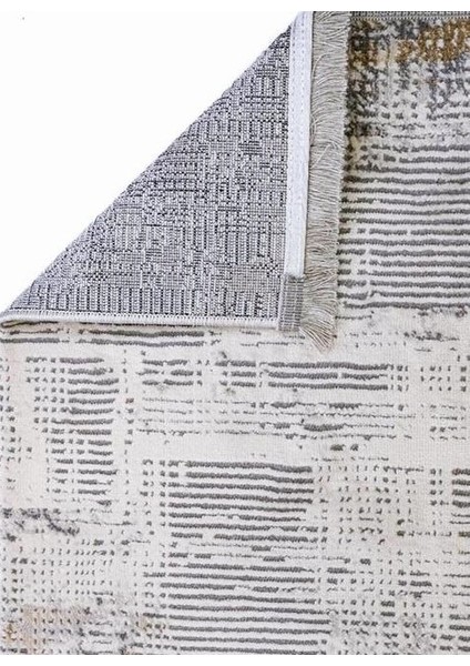 Dora Koleksiyonu Dekoratif Saçaklı Halı 1907 Vizon fiyatları