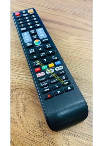 Samsung Futbol Tuşlu Smart LCD LED Tv Televizyon Kumandası - Işıklı Tuşlu