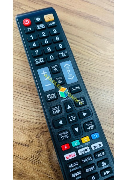 Samsung Futbol Tuşlu Smart LCD LED Tv Televizyon Kumandası - Işıklı Tuşlu fırsatları