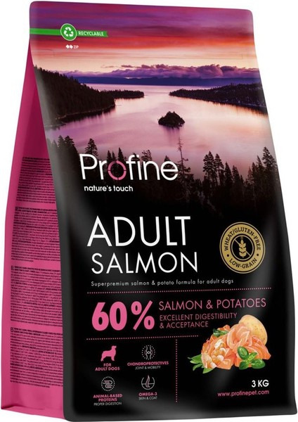 3 kg Gluten Free Adult Salmon Glutensiz Somon Etli Yetişkin Köpek Maması