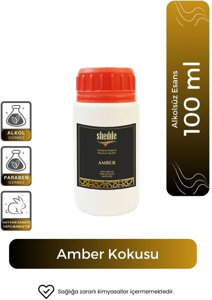 Amber Kokusu Alkolsüz Esans Edp Unisex 100 ml