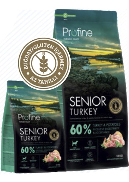 12 kg Gluten Free Senior Glutensiz Hindi Etli Yaşlı Köpek Maması modelleri