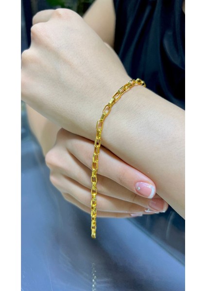 6.38 gr (Gram) Doc Künye Bileklik 22 Ayar Altın