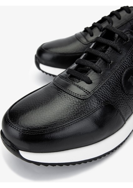 Erkek Deri Siyah Sneakers & Spor Ayakkabı 537 3567 Erk Ayk SK24-25 Sıyah modelleri