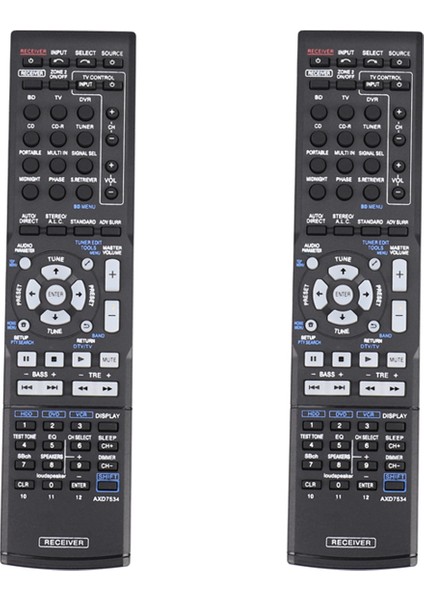 2x AXD7534 Pioneer Av Alıcısı Için Yeni Uzaktan Kumanda Ev Sineması AXD7534 VSX-819H-S VSX-819H VSX-519V-K (Yurt Dışından)