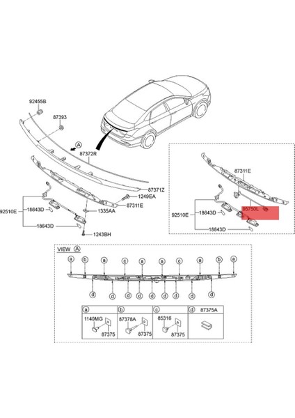 95760-B3700 Araç Arka Görüş Kamerası Ters Park Yardımı Mıstra 2017-2019 Için Yede Kamera 95760B3700 (Yurt Dışından)