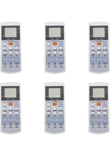 6x Klima Klima Uzaktan Kumanda Denetleyici Için A75C3407 A75C3623 A75C3625 KTSX003 A75C3297 (Yurt Dışından)