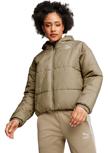 Classics Padded Jacket Kadın Günlük Mont 62169267 Kahverengi