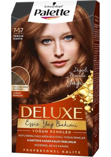 Schwarzkopf Deluxe Yoğun Renkler 7-57 Tarçin Kahve Saç Boyası