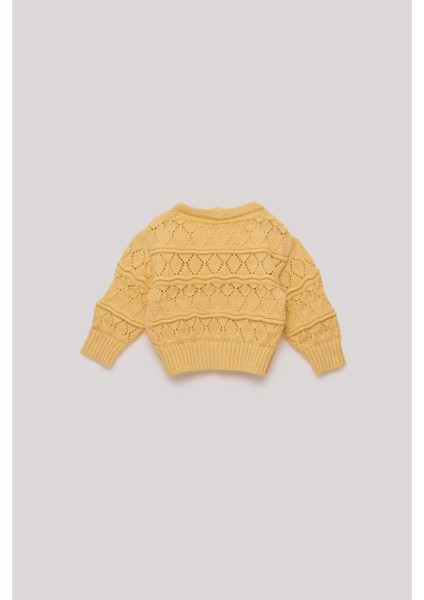 Bg Store Kız Bebek Sarı Hırka