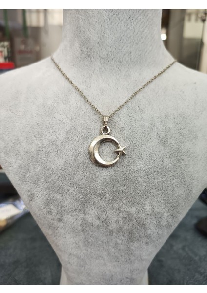 Ay Yıldız Türk Bayrağı Kararmaz Kolye fiyatları