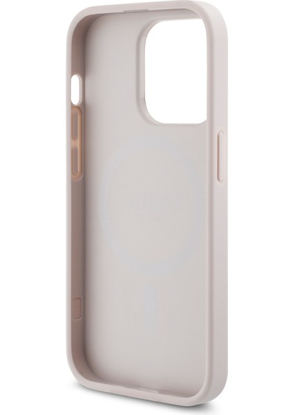 iPhone 14 Pro Kılıf Lisanslı Magsafe Şarj Özellikli Small 4g Classic Kapak Pembe modelleri