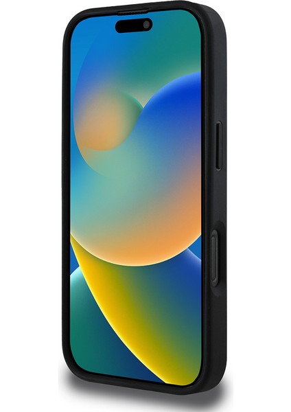 iPhone 16 Pro Max Guess Orjinal Lisanslı 3in1 Aksesuar Seti Kılıf + Ekran ve Lens Koruyucu Siyah