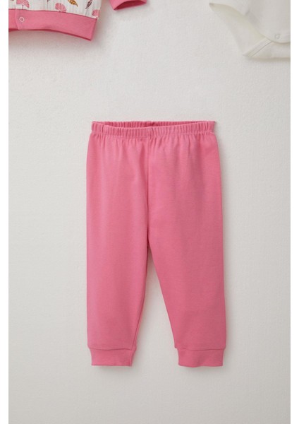 Kız Bebek Zıbınlı 3 Lü Takım Çiçek Desenli 4 Ay-1 Yaş, Beyaz indirimleri