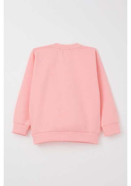 Kız Bebek Eşofman Takımı Sevimli Ayıcık Nakışlı Pembe 9 Ay-3 Yaş Arası fırsatları