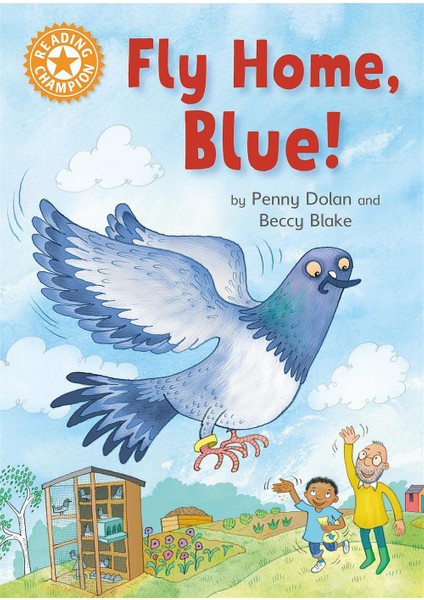 Reading Champion Fly Home, Blue!