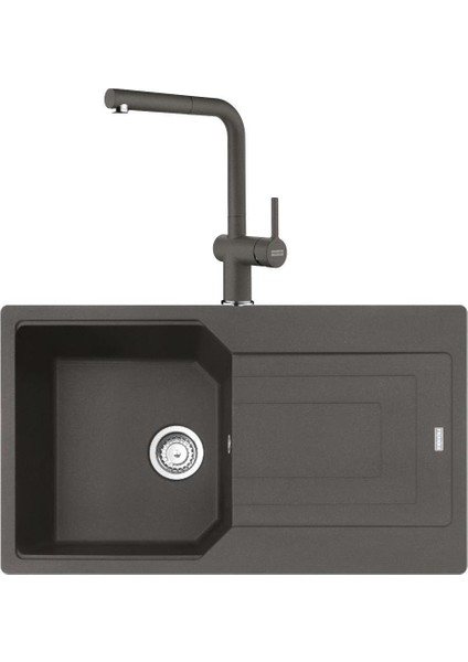 Urban Ubg 611-86 Slate Gri Granit Evye - Active Plus Doccia 2.0 Batarya Set