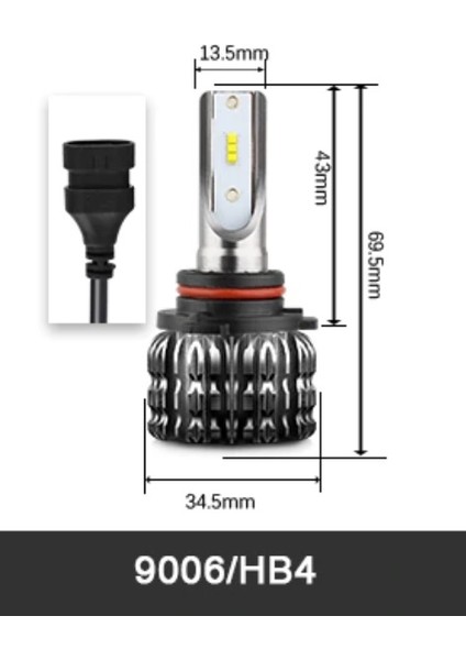 Volkswagen Jetta Mk6 LED Xenon Sis Far Aydınlatma Ampulu Femex Ecopower