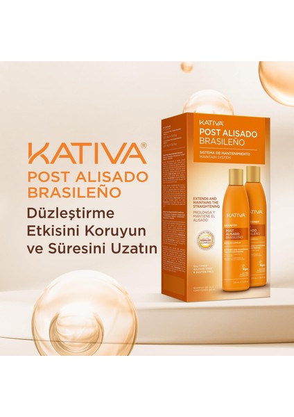 Post Alisado Saç Düzleştirme Etkili 2'li Set - Şampuan 225ML ve Saç Kremi 225ML