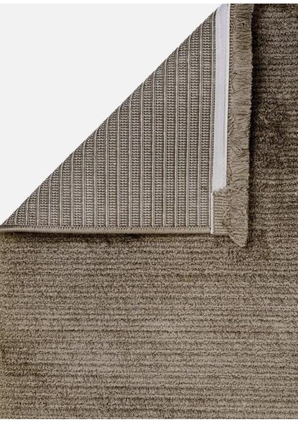 Velar Koleksiyonu Saçaklı Halı 3602 Vizon