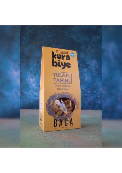 Organik Yulaflı Tahinli Kurabiye 55 gr