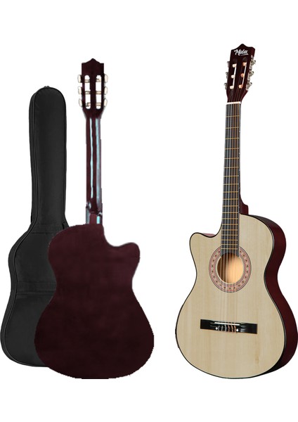 CG-396NT Solak Klasik Gitar Natural Full Set Sap Ayarlı 4/4 Yetişkin Boy