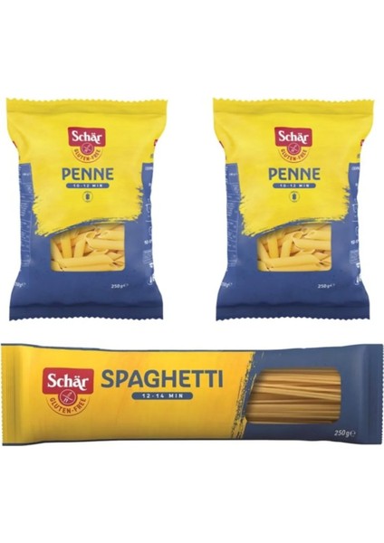 Penne Makarna 2 Adet - Schar Spagetti 1 Adet