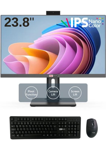 Highline I5 8500,16GB,1TB (Nvme), 23.8" Pivot Kablosuz Kl&mo All In One Bilgisaya