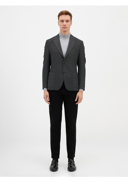 Erkek 6 Drop Ceket-Siyah