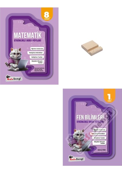 LGS 8. Sınıf Matematik ve Fen Bilimleri Etkinlikli Ders Föyleri - Telefon Tutucu
