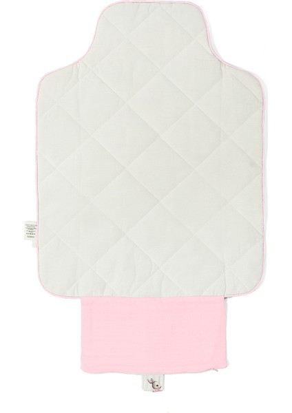 Bebek Müslin Alt Açma Matı 70X40 cm Bébé Lapin Rose