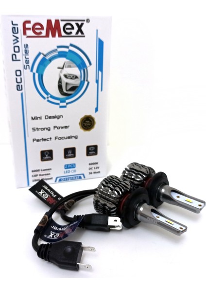 Renault Megane 3 LED Xenon Uzun Far Aydınlatma Ampulu Femex Eco Power