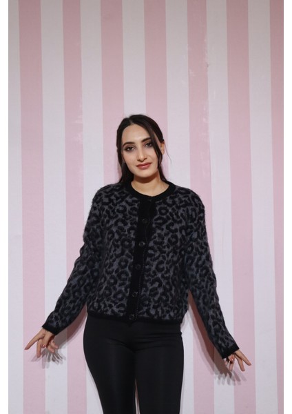 Leopar Sakallı Ceket