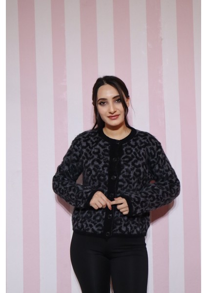 Leopar Sakallı Ceket