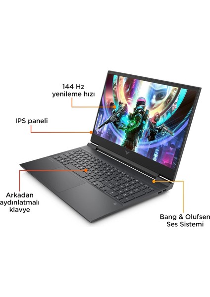 Victus W16-S1018NT Amd Ryzen 7-8845HS Aı 96GB Ddr5 4tb SSD 8gb/ RTX4060 Freedos 16.1" 144 Hz Fhd IPS Taşınabilir Bilgisayar VİCTUSA1YU5EA20+WEBLEGELSINÇANTA