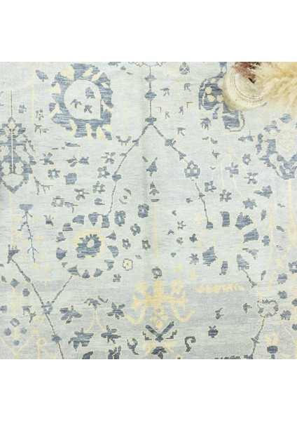 Nora Pastel Renkli El Dokuma Uşak Halı 270X370 cm