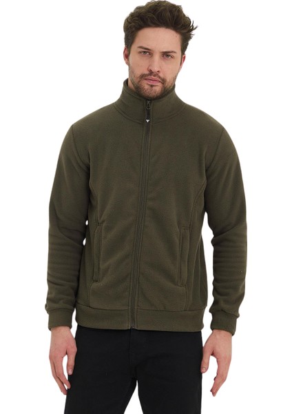 Erkek Polar Fermuarlı Sweatshirt