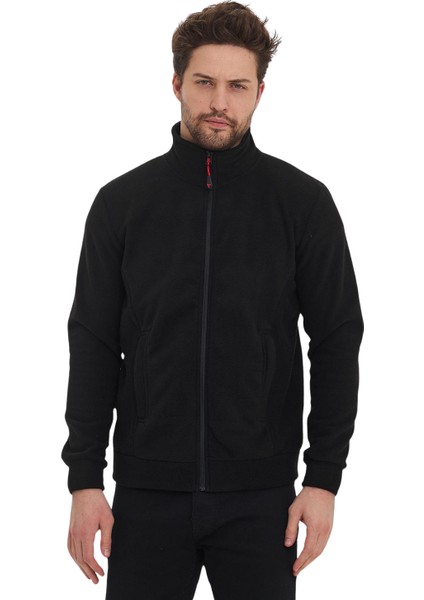 Erkek Polar Fermuarlı Sweatshirt