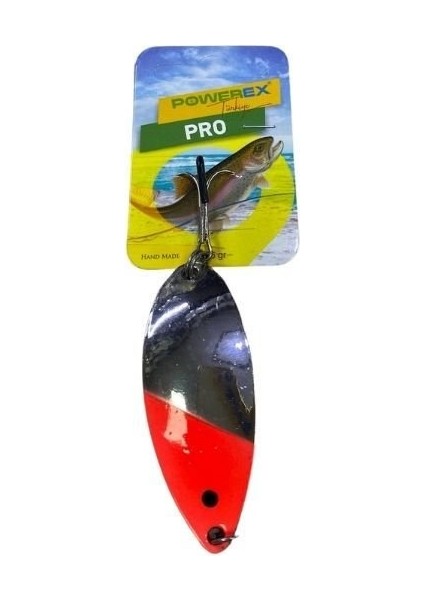 Pro 26 Gr. 6,5 Cm. Turna Kaşığı Aquaav MOD.6953 Kırmızı Parlak Metal Kaşık Sahte Yem