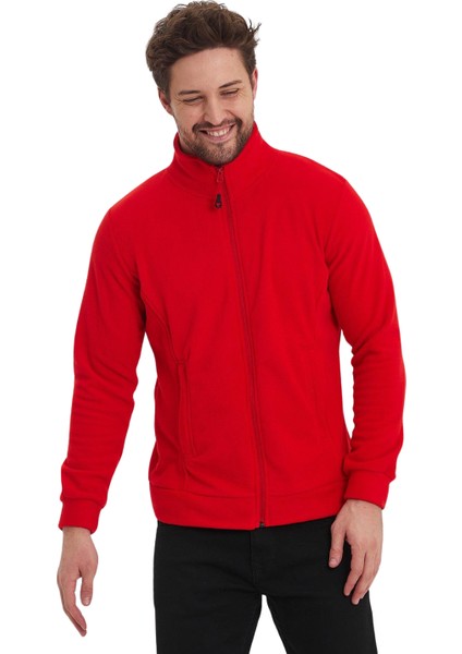 Erkek Polar Fermuarlı Sweatshirt