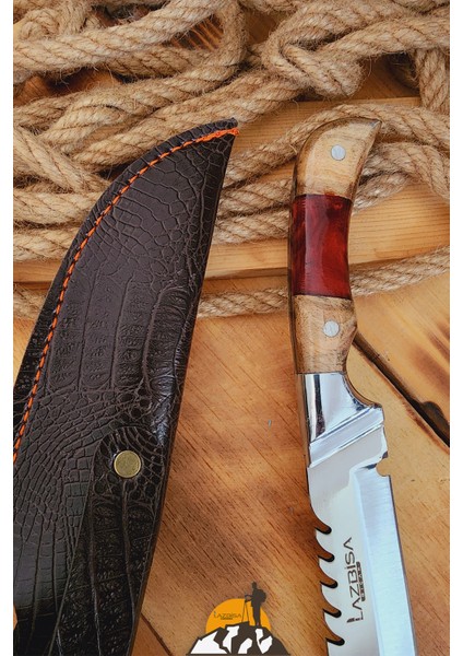 Epoksi Ceviz Sap Outdoor Kamp Bıçağı Çakısı Piknik Bıçak Çakı Mutfak Bıçağı Kılıflı ( Kmp-02 ) modelleri